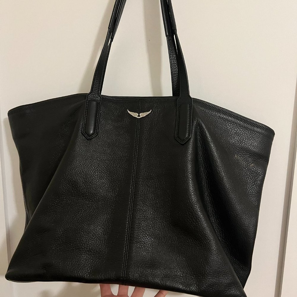 ZADIG & VOLTAIRE Mick Pebbled Leather Tote